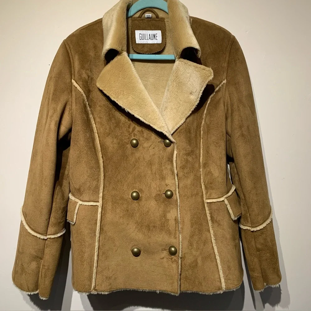 Vintage Guillaume Faux Leather Jacket XL-1X - Picture 1 of 10